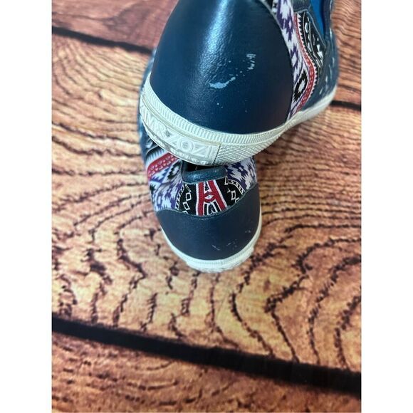 Kim & Zozi Hippie Bling Aztec Slip On Sneaker Women's Size‎ 8 Blue Tribal. - Picture 7 of 8